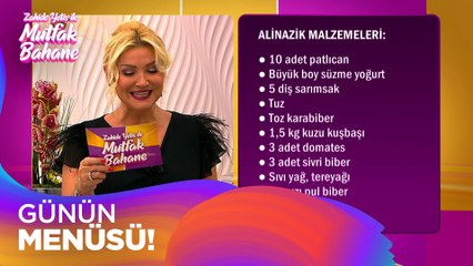Tuba Hakan çiftinin günün menüsü! - Zahide Yetiş ile Mutfak Bahane 7 Eylül 2021