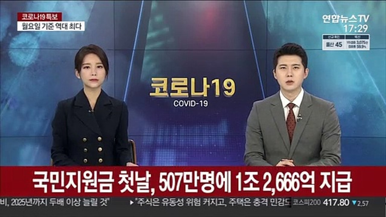 국민지원금 신청 첫날, 507만명에 1조 2,666억원 지급