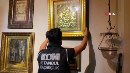 İstanbul'da tarihi eser operasyonu: Farklı dönemlere ait 88 parça ele geçirildi