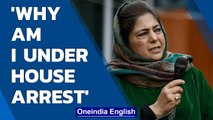 Mehbooba Mufti under 'house arrest' claims 'no normalcy in Kashmir' | Oneindia News