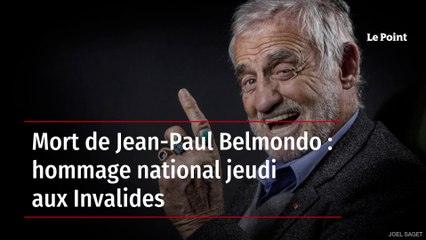 Mort de Jean-Paul Belmondo : hommage national jeudi aux Invalides