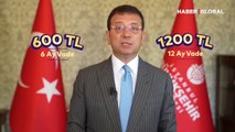 İstanbullulara 1200 lira nakit avans desteği... Ekrem İmamoğlu açıkladı