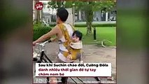 Khoảnh khắc hai ông bố Cường Đôla - Kim Lý dạy học cho con: Suchin chăm chú, Leon lại quậy miễn bàn