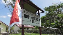 Binmas Noken Polri Hadir Beri Pendidikan di Ujung Perbatasan Indonesia dengan Papua Nugini