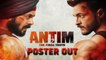 Salman Khan unveils 'Antim: The Final Truth' poster