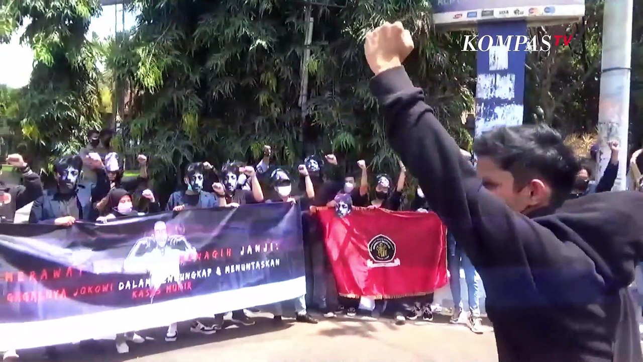 17 Tahun Kasus Munir, Mahasiswa Lakukan Aksi Massa