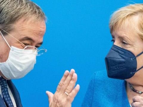 Angela Merkel spricht sich für Armin Laschet als Bundeskanzler aus