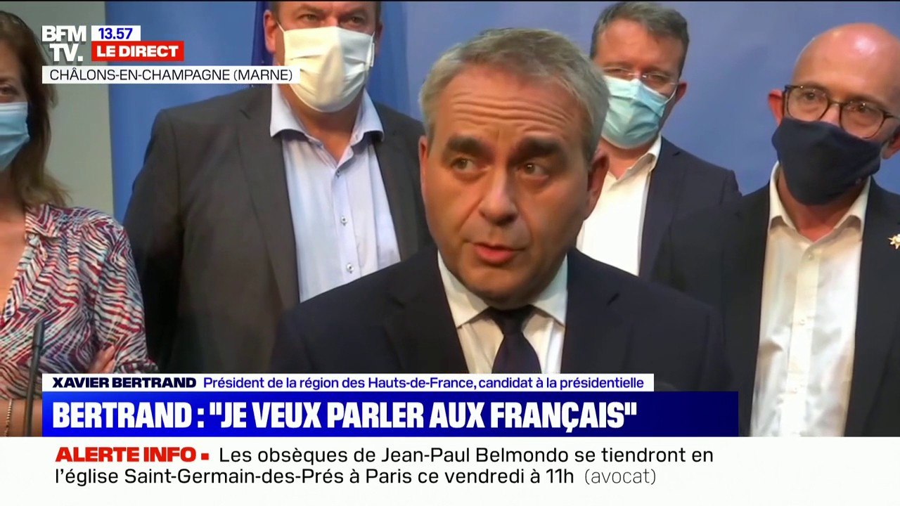 Xavier Bertrand sur la primaire de la droite: "Si je ne participe pas à la primaire, ça n'est pas pour participer aux débats de la primaire"