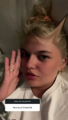 Louane répond aux questions de ses fans sur Instagram. Le 6 septembre 2021.