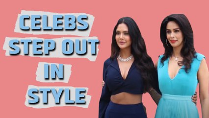 Mallika Sherawat, Esha Gupta step out in style