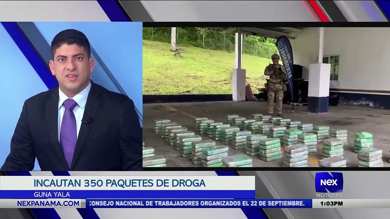 Aeronaval incauta supuesta sustancia ilícita, armas de fuego y municiones en la comarca de Guna Yala  - Nex Noticias