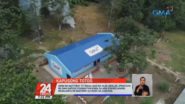 Anim na matitibay at dekalidad na silid-aralan, ipinatayo ng GMA Kapuso Foundation para sa mga eskuwelahang nasalanta ng Bagyong Ulysses sa Cagayan | 24 Oras