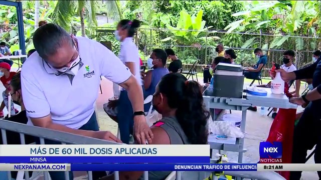 Mas de sesenta mil dosis aplicadas en jornada de barrido en Panamá norte - Nex Noticias