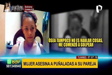 Download Video: Tumbes: mujer mata a su pareja tras violenta discusión por celos