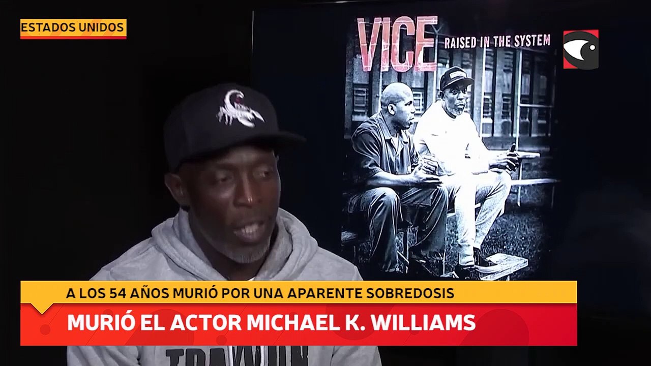Murió el actor Michael k. Williams