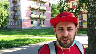 ❄️Siberia is Hot: 93°F/34°C. Bus Stop with An Interactive Screen and ATM | VLOG 102_070921_3402