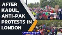 Afghans protest in London, demand sanction on Pakistan for proxy war | Oneindia News