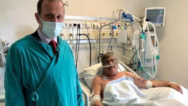 Koronavirüsü yenen Mustafa Reşit Akçay, hastanede yaşadıklarını gözyaşları içinde anlattı