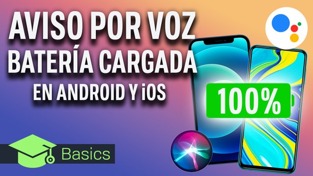 HAZ que tu MOVIL TE AVISE POR VOZ CUANDO LA BATERÍA ESTÉ AL 100%