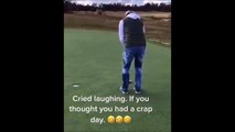 Ce golfeur détruit son club, pensant qu'il a raté son coup...