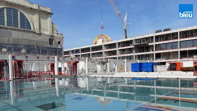 Le chantier de Nancy Thermal avance avec la pose du 4e dôme