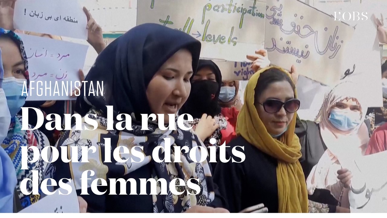 Des femmes afghanes manifestent pour être incluses dans le gouvernement taliban