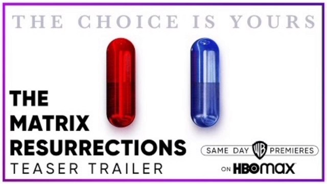 THE MATRIX RESURRECTIONS – Teaser Trailer KEANU REEVES Carrie Ane Moss