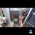 Footage shows the opening of the tunnel through which six Palestinian prisoners managed to escape from Israeli jail