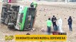 Tacna: muertos y heridos deja volcadura de bus que trasladaba a migrantes ilegales haitianos