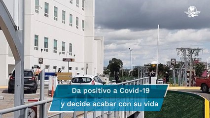 Hombre se lanza desde cuarto piso al ser diagnosticado con Covid-19 en Puebla
