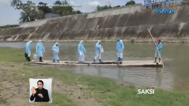 Health workers, tinatawid ang bundok at ilog para marating ang mga komunidad | Saksi