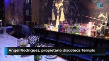 Autónomos indignados  por la luz , dan la cara : dueño de tintorería, dueño  de discoteca, carnicero y encargada de jamonería