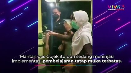 Nadiem Mendadak Nginep di Rumah Guru