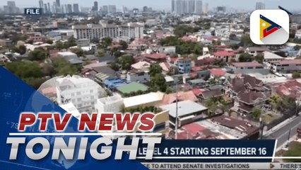NCR under alert level 4 starting September 16 | via @melalesmoras