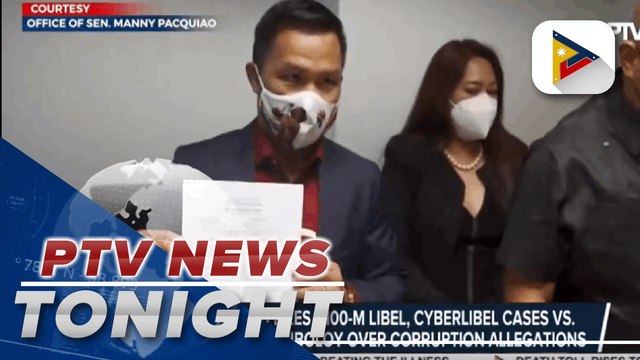 Sen. Pacquiao files P100-M libel, cyberlibel cases vs. Pastor Apollo Quiboloy over corruption allegations; BOQ opens satellite office in Eastwood City in QC; Residents, Marikina LGU collaborate in creating house made mostly of styro containers of COVID-19