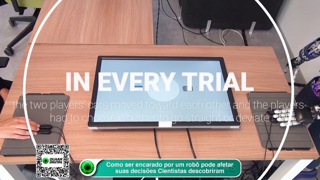 Como ser encarado por um robô pode afetar suas decisões Cientistas descobriram