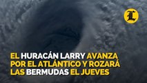 El huracán Larry avanza por el Atlántico y rozará las Bermudas el jueves