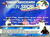 Misión Sucre cuenta con 113.818 triunfadores que cursan en los 21 programas de formación
