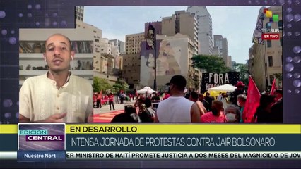 Edición Central 07-09: Brasileños protagonizan intensa jornada de protestas contra Bolsonaro