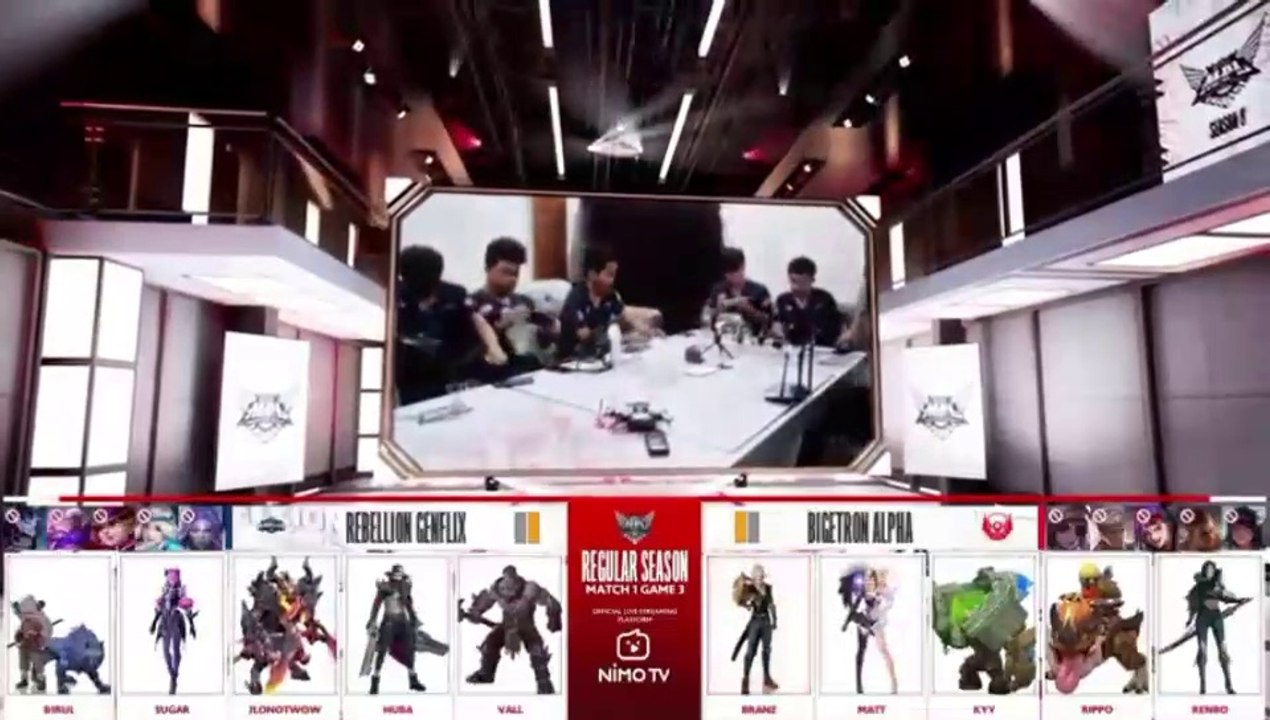 Bigetron Alpha vs Rebellion Genflix GAME ke 3 MPL ID S8 W1D1 | BTR vs RBG MPL Esports ID