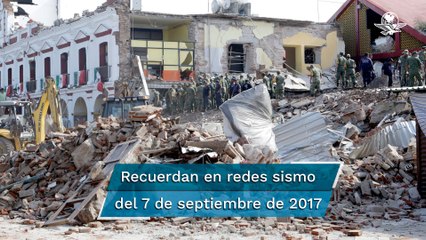 Sismo coincide con el cuarto aniversario del terremoto de 8.2 de Oaxaca