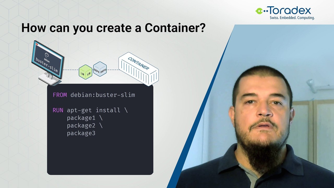 How can you create a Container?