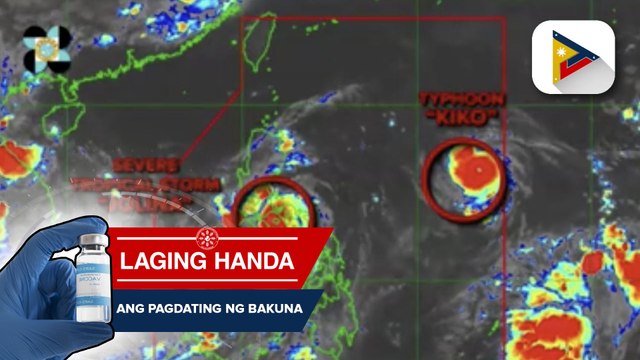 Bagyong #JolinaPH, nag-landfall na sa Batangas; Bagyong #KikoPH, pumasok na rin sa Philippine Area of Responsibility