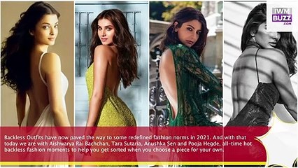 Aishwarya Rai, Tara Sutaria, Anushka Sharma & Pooja Hegde give oomph moments in backless ensembles