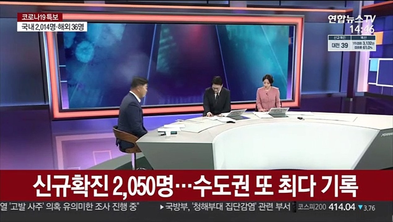 [뉴스큐브] 신규확진 2,050명…수도권 또 최다 기록