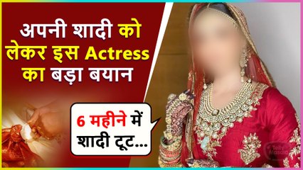 This Actress REVEALS About Hate Comments During Her Wedding