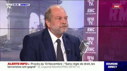 Éric Dupond-Moretti: "La démocratie, c'est un combat permanent"