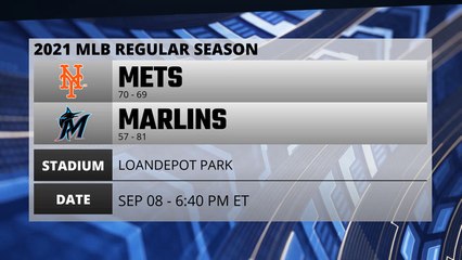 Mets @ Marlins Game Preview for SEP 08 -  6:40 PM ET