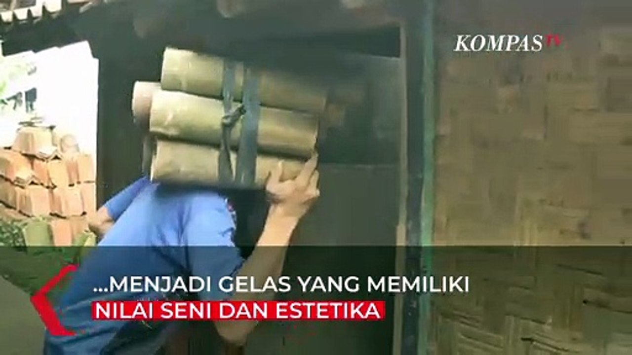 Kreasi Pemuda Sukabumi, Mengolah Bambu Menjadi Gelas dan Teko Bernilai Ekonomi