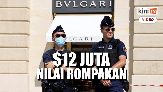 $12 juta barang kemas dirompak dari Bulgari Paris